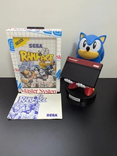 Sega Master System RAMPAGE Retrogame CIB