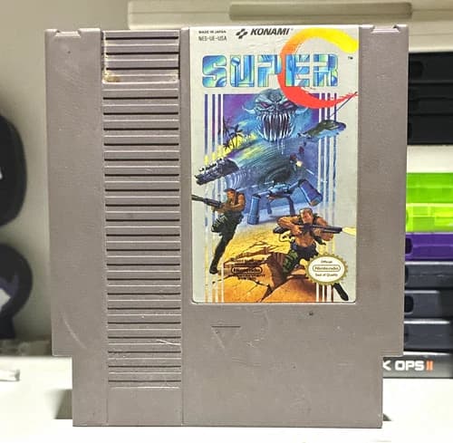 Konami Super C Nintendo NES Game Cartridge NTSC-U/C (US/Canada)