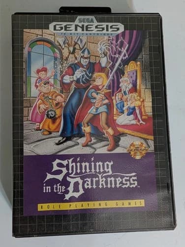 Shining in the Darkness (Sega Genesis 1991) – CIB (Complete in Box) - Tested