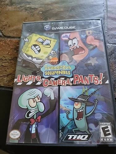 SpongeBob SquarePants: Lights, Camera, Pants Nintendo GameCube 2005 Complete