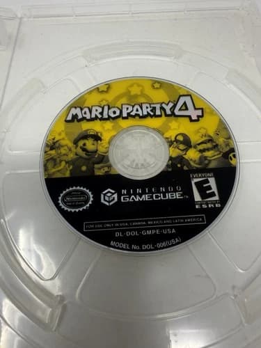 Mario Party 4 (Nintendo GameCube, 2002) Disc Only Tested & Working