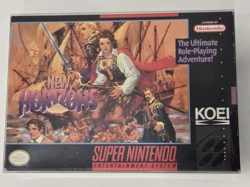 New Horizons (Super Nintendo Entertainment System, 1994) CIB with MAP unused
