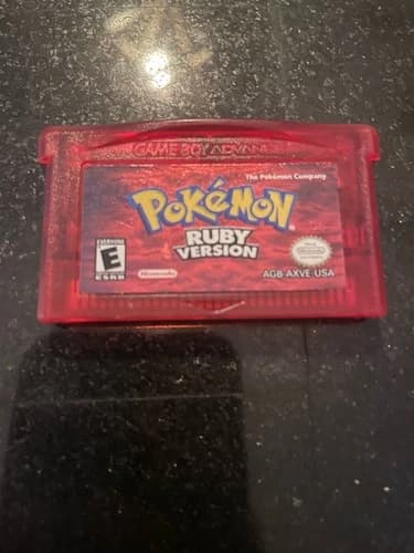 Pokémon Ruby, Game Boy Advance, Authentic and Tested, cartridge only