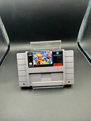 Plok SNES Super Nintendo Game Cartridge Only Authentic Clean Label