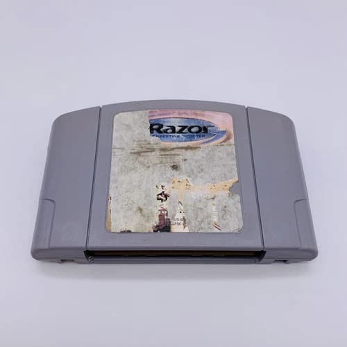 Razor Freestyle Scooter N64 - Authentic Blockbuster Sticker Cart Only Tested