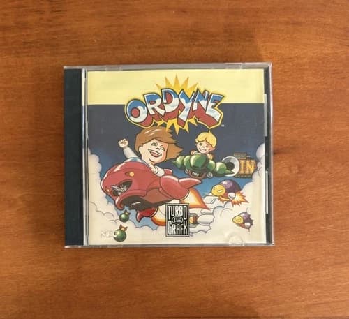Ordyne (TurboGrafx-16) Great Condition CIB Complete In Box - Ships Fast