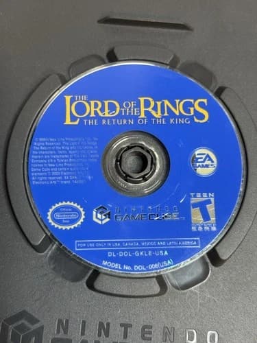Lord of the Rings: The Return of the King (GameCube) Disc Only - Tested