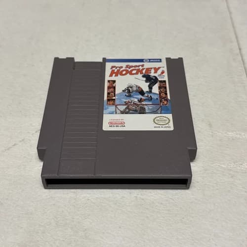 Pro Sport Hockey - Nintendo NES - JALECO - Vintage - Video Game Cart - Sports -