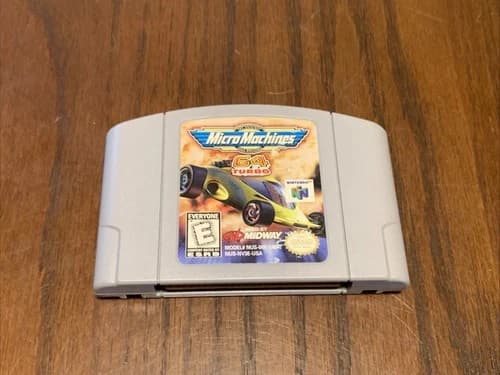 Micro Machines 64 Turbo Nintendo 64 N64 Cleaned & Tested Authentic Video Game