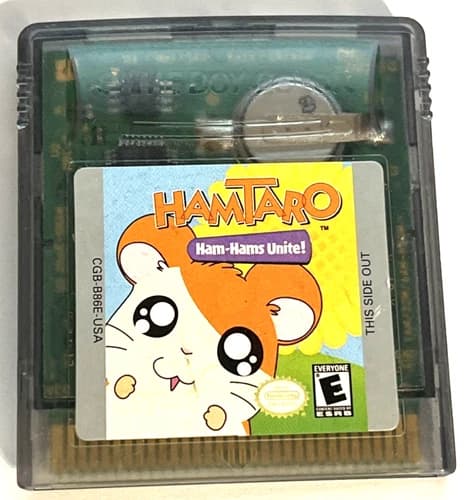 Hamtaro Ham-Hams Unite Nintendo Game Boy Color Authentic