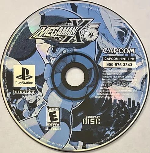 Mega Man X5 (Sony PlayStation 1, PS1) DISC ONLY | NO TRACKING | M2058