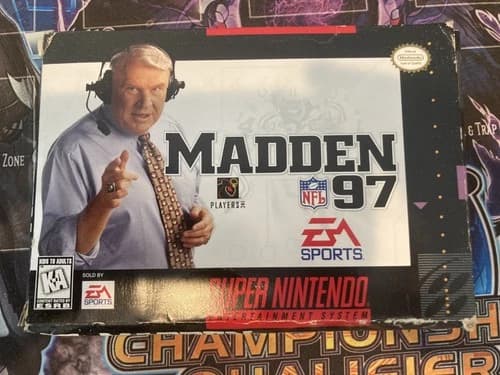 Madden NFL 97 (SNES, 1996) CIB, Tested, Fast Shipping!