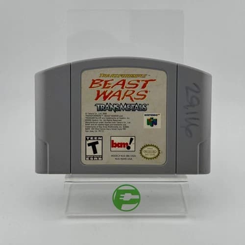 Transformers Beast Wars Transmetals (Nintendo 64 N64, 2000) Cartridge Only