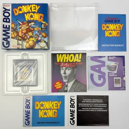 Donkey Kong (Nintendo Game Boy, 1994) Complete In Box CIB *Excellent*