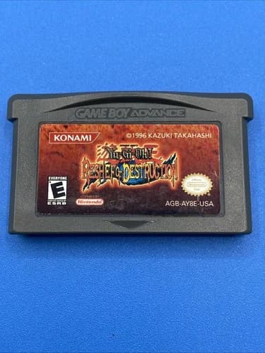Yu-Gi-Oh Reshef of Destruction GBA (Nintendo Game Boy Advance) Authentic Tested