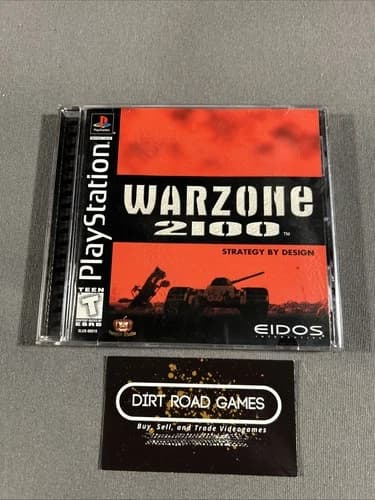 Warzone 2100 (Sony PlayStation 1 PS1 1999) Complete CIB W/Manual