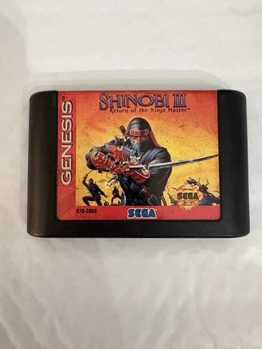 Shinobi III: Return of the Ninja Master (Sega Genesis) Authentic Tested Working