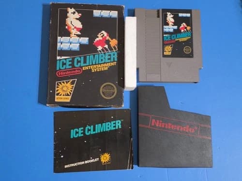 322: Ice Climber (Nintendo NES, 1985) CIB Complete in Box Authentic Original