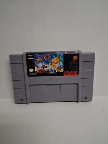 Street Racer (Super Nintendo, SNES) Authentic 1994