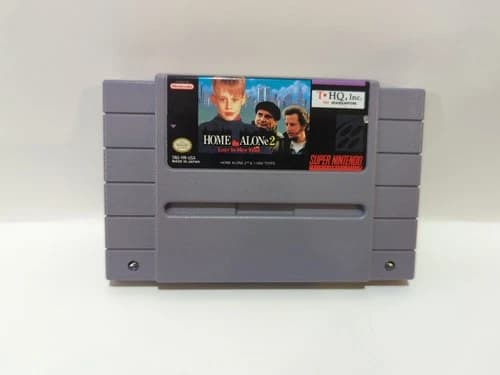 Home Alone 2: Lost in New York (Super Nintendo, 1992) Cartridge tested.