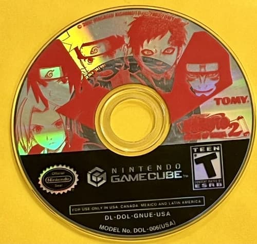Naruto: Clash of Ninja 2 (Tomy, 2006) Game Cube Disc Only TESTED