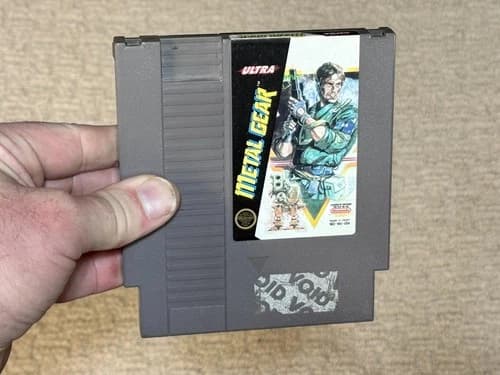 Metal Gear - Nintendo NES Game Cartridge - Authentic - Tested