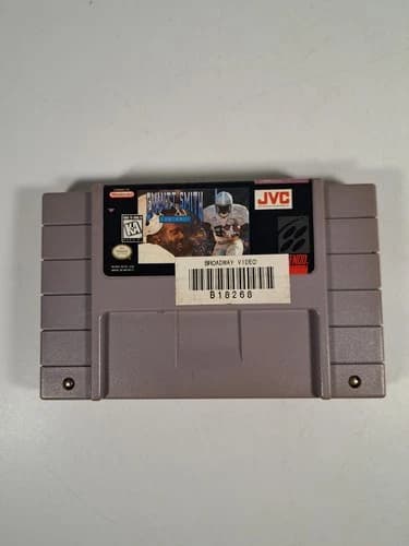 Emmitt Smith Football (Nintendo SNES, 1995) Game Only
