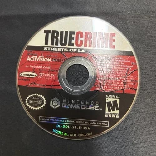 True Crime: Streets of L.A. Nintendo GameCube 2003 M Rated NTSC- Disc only