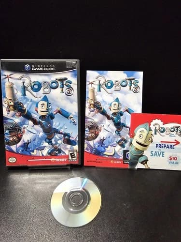 Robots Nintendo GameCube 2005 CIB Good Condition Tested Working
