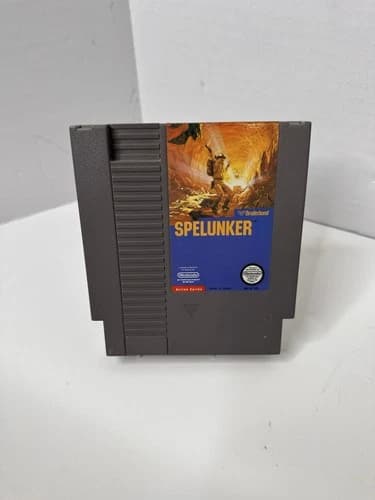 Spelunker ( Nintendo Entertainment System NES ) Authentic - Cleaned - Tested