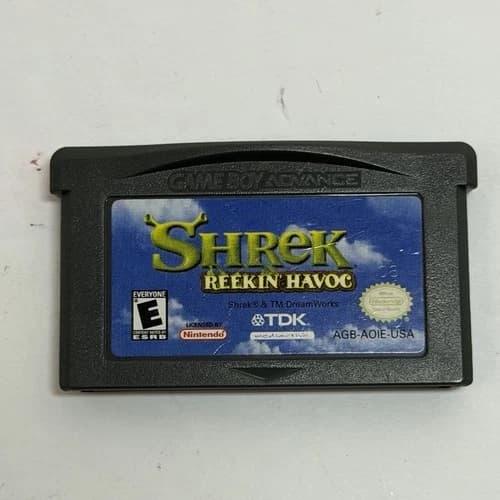 Shrek: Hassle at the Castle (Nintendo Game Boy Advance, 2002 Cartridge Only)