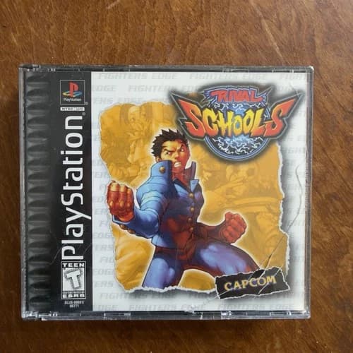 Rival Schools Sony PlayStation PS1 1998 CIB Complete Tested