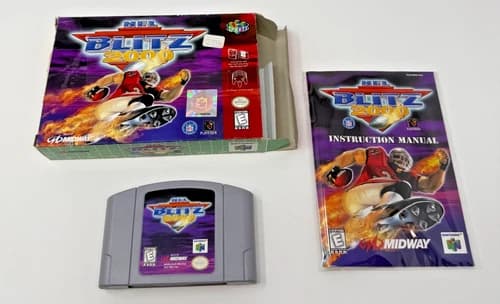 NFL Blitz 2000 (Nintendo 64 N64) Complete in Box
