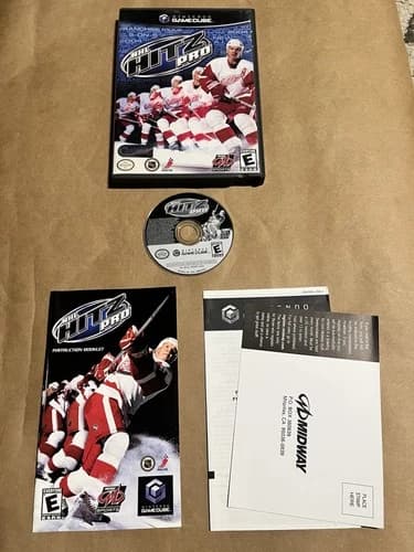 Nhl Hitz Pro Nintendo Gamecube Cib Complete Disc Manual Reg Card