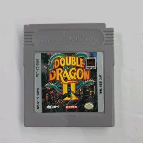 Double Dragon 2 Game Boy Tested Works Clean Authentic Cartridge Only FREE SHIP