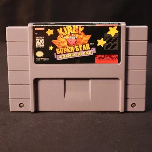 Kirby Super Star Super Nintendo SNES Cartridge Only 1991 Authentic Tested