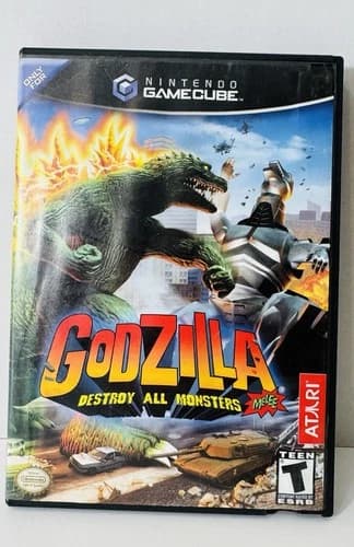 Godzilla: Destroy All Monsters Melee (Nintendo GameCube, 2002) PLEASE READ