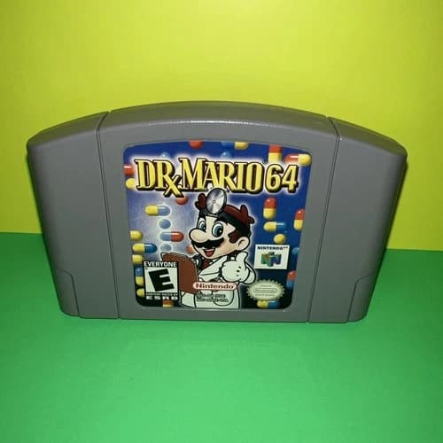 Dr. Mario 64 Video Game (Nintendo 64, N64) Authentic Cartridge Only Tested!