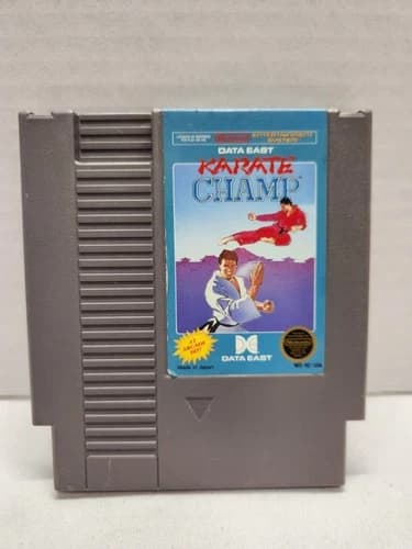 Karate Champ (Nintendo NES) Cleaned Tested