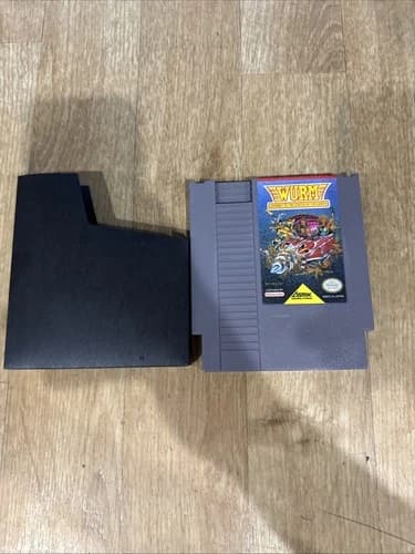 WURM Journey To The Center Of The Earth NES, Tested And Works Mint