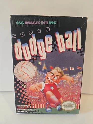 Super Dodge Ball (Nintendo Entertainment System 1989) CIB Complete