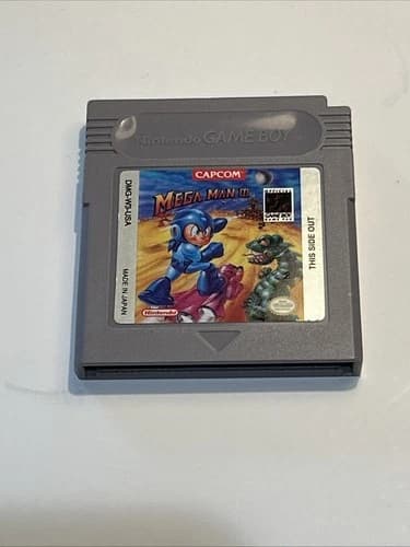 Mega Man III 3 (Nintendo Game Boy, 1992) Authentic Action Platforming Capcom