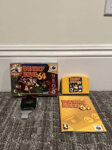Donkey Kong 64 Nintendo 64 N64 Complete in box CIB - With Expansion Pak Clean