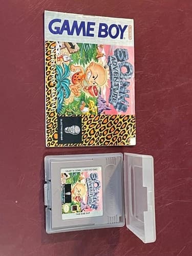 Bonk's Adventure (Nintendo Game Boy, 1992) Cartridge/Protector Tested Working
