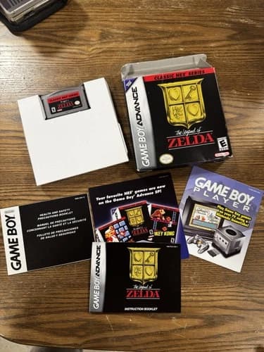 Legend of Zelda Classic NES Series GBA Nintendo Game Boy Advance CIB Complete!