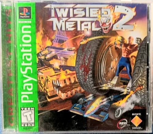 Twisted Metal 2 - Greatest Hits (Sony PlayStation 1 - PS1) (1996)