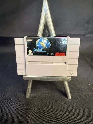 SIM Earth The Living Planet - SUPER Nintendo SNES Game Authentic working