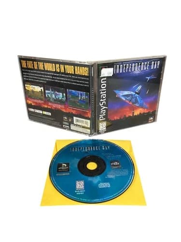 Sony PlayStation 1 PS1 Complete CIB COMPLE TETESTED Independence Day