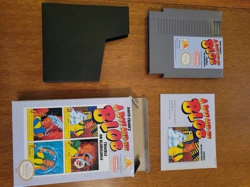 A Boy and His Blob: Trouble On Blobolonia Nintendo NES, CIB, Tested works