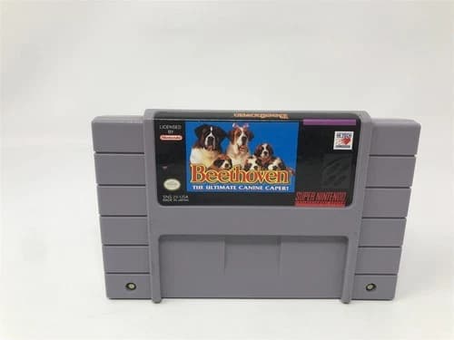 Beethoven: The Ultimate Canine Caper! - Super Nintendo Snes - Game Cartridge
